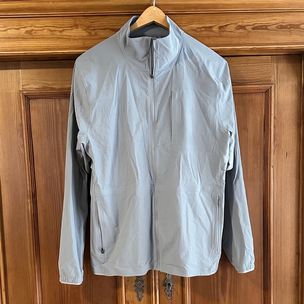 lululemon athletica Light Gray Windbreaker Jacket